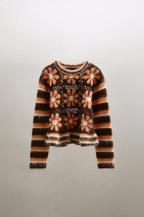 KNIT FLORAL JUMPER - Image 3