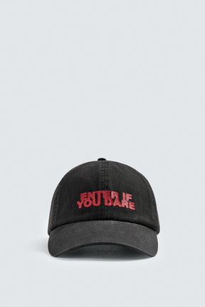 WASHED CAP WITH PRINTED TEXT - Image 6