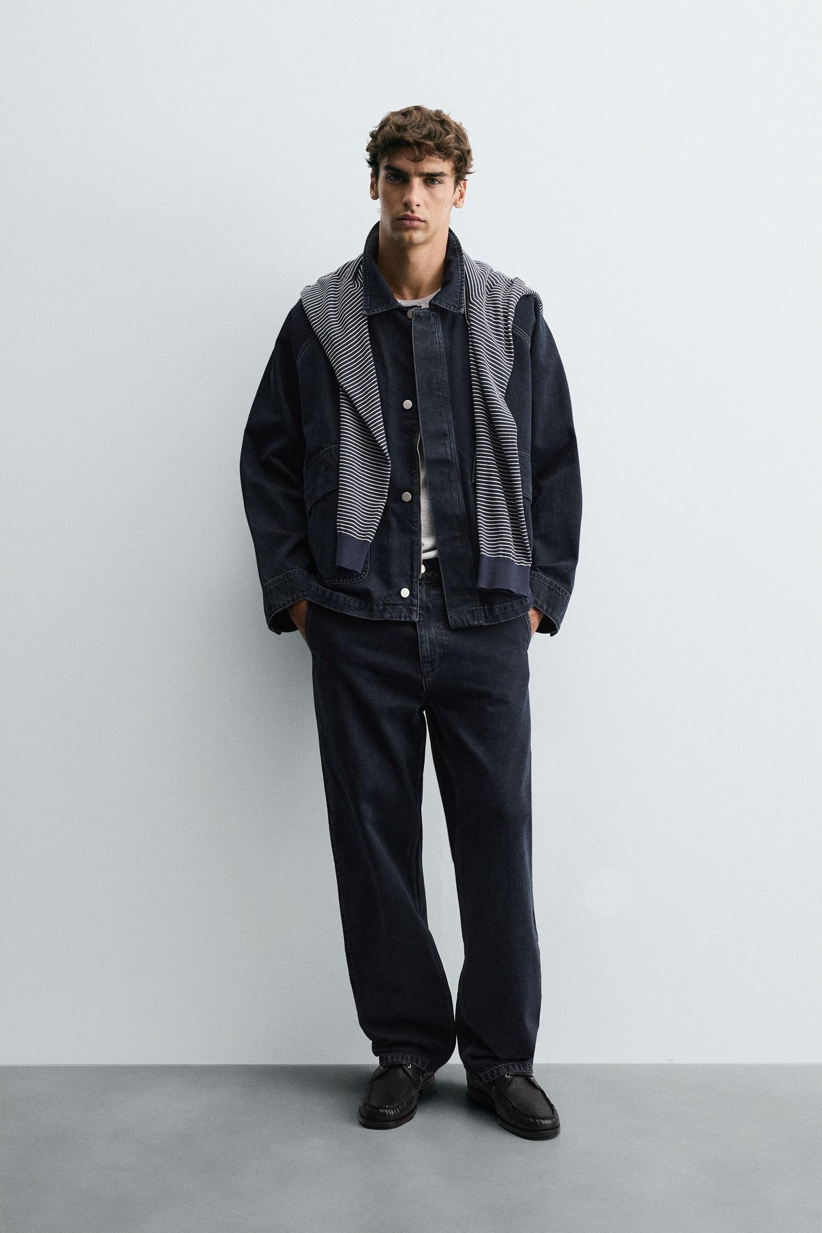 DENIM JACKET WITH POCKETS - Image 1