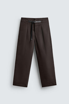 PLEATED TROUSERS WITH BELT - Image 7