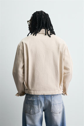 DENIM ZIP-UP JACKET - Image 3