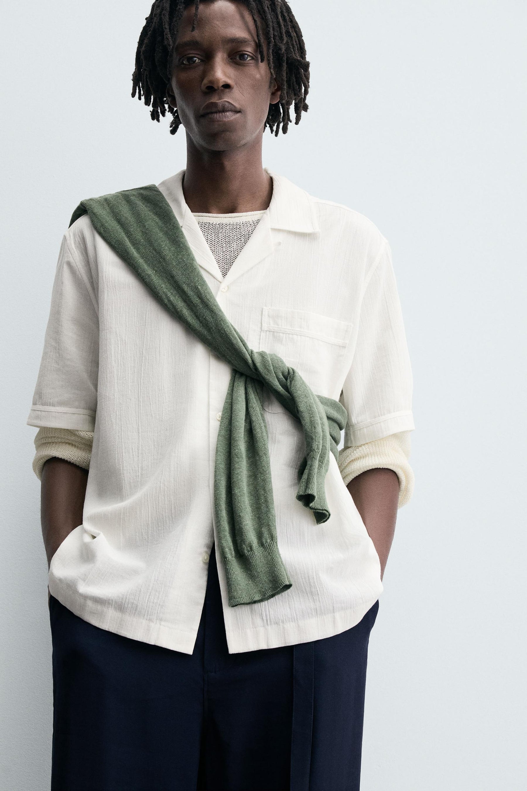 RELAXED FIT TEXTURED SHIRT - Image 7