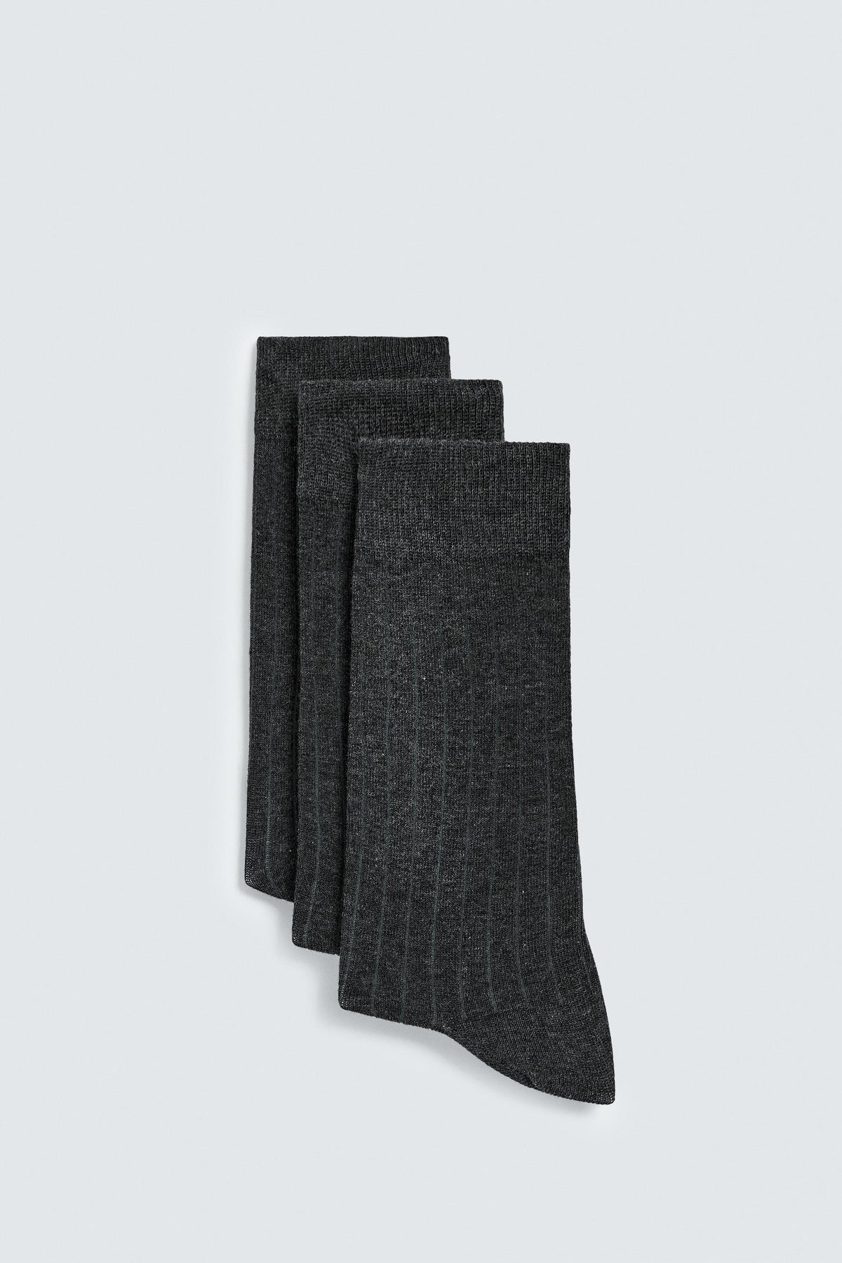 3-PACK OF RIBBED SOCKS - Image 1