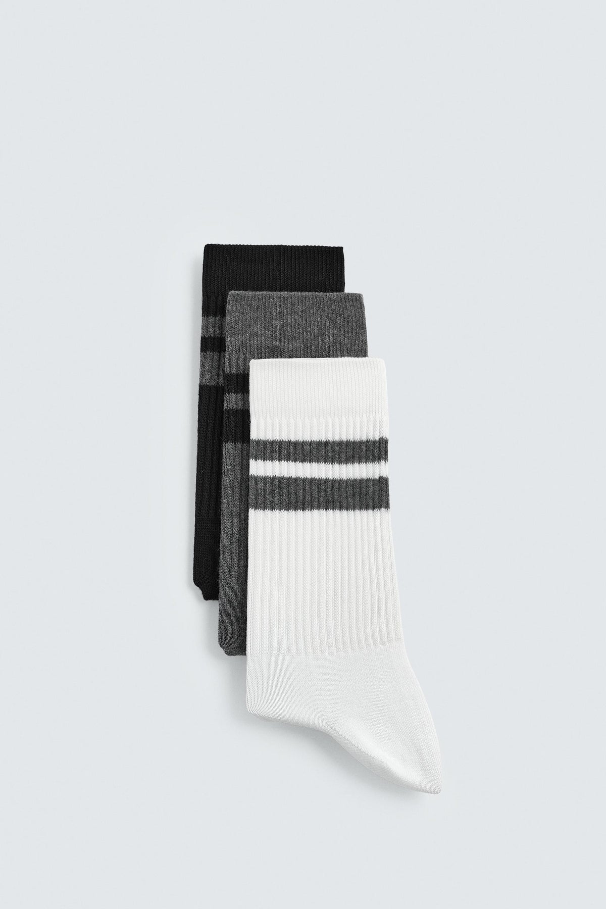 STRIPED SOCKS 3-PACK - Image 1