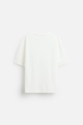 TEXTURED RELAXED FIT T-SHIRT - Image 8