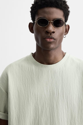 TEXTURED RELAXED FIT T-SHIRT - Image 5