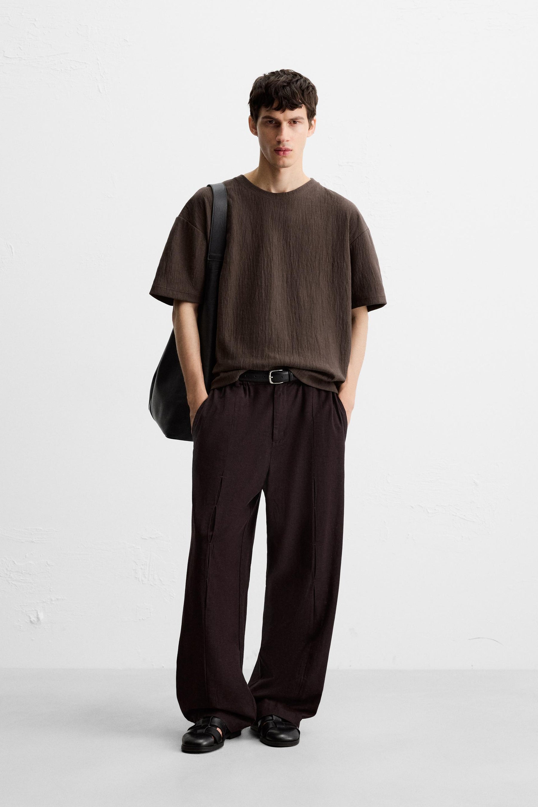 TEXTURED RELAXED FIT T-SHIRT - Image 1