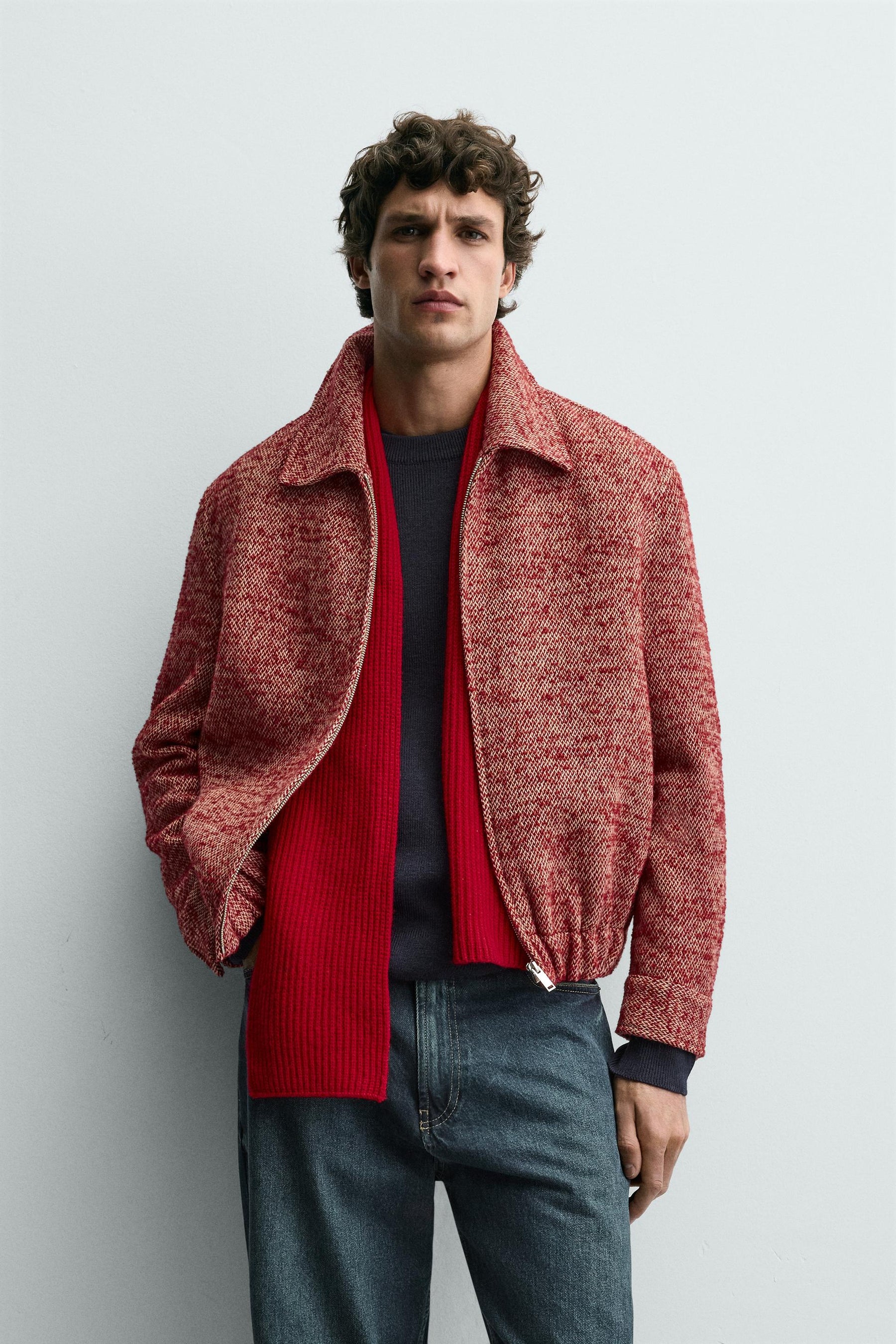 TEXTURED WOOL OVERSHIRT - Image 2