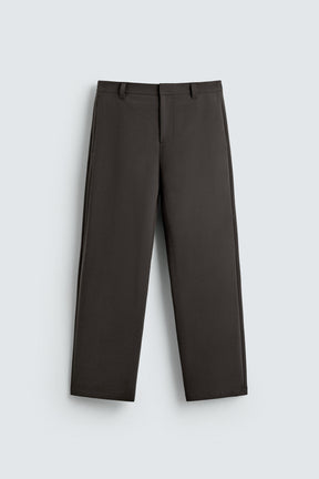 RELAXED FIT PLEATED TROUSERS - Image 7