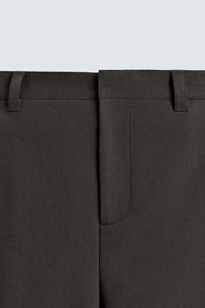 RELAXED FIT PLEATED TROUSERS - Image 9