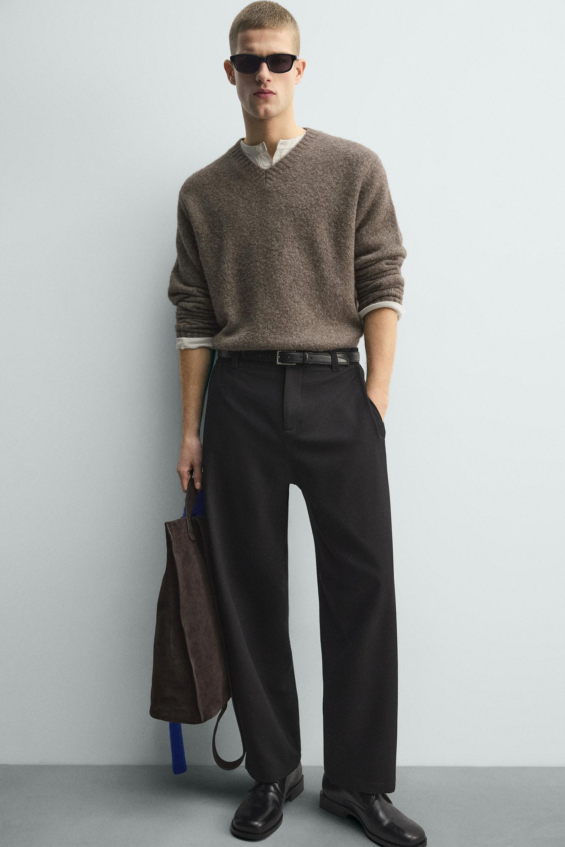 RELAXED FIT PLEATED TROUSERS - Image 5