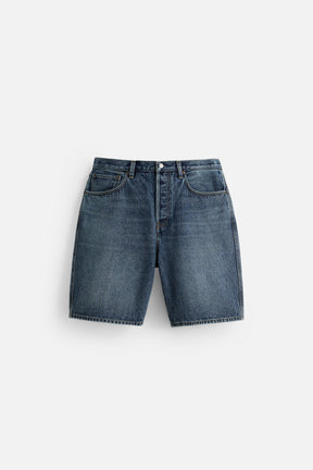 STRAIGHT-LEG DENIM BERMUDA SHORTS - Image 7