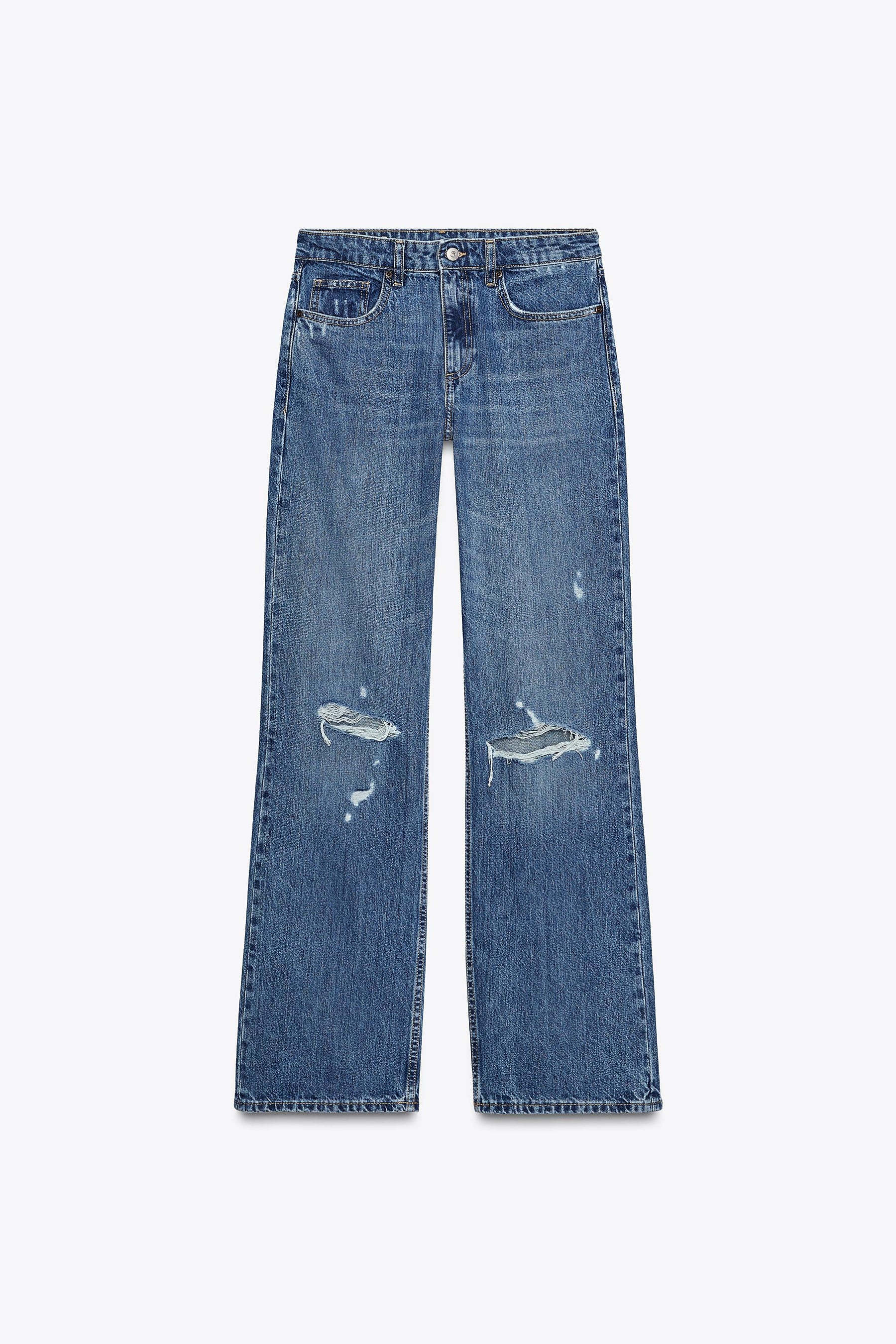WIDE-LEG MID-WAIST JEANS