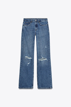 WIDE-LEG MID-WAIST JEANS