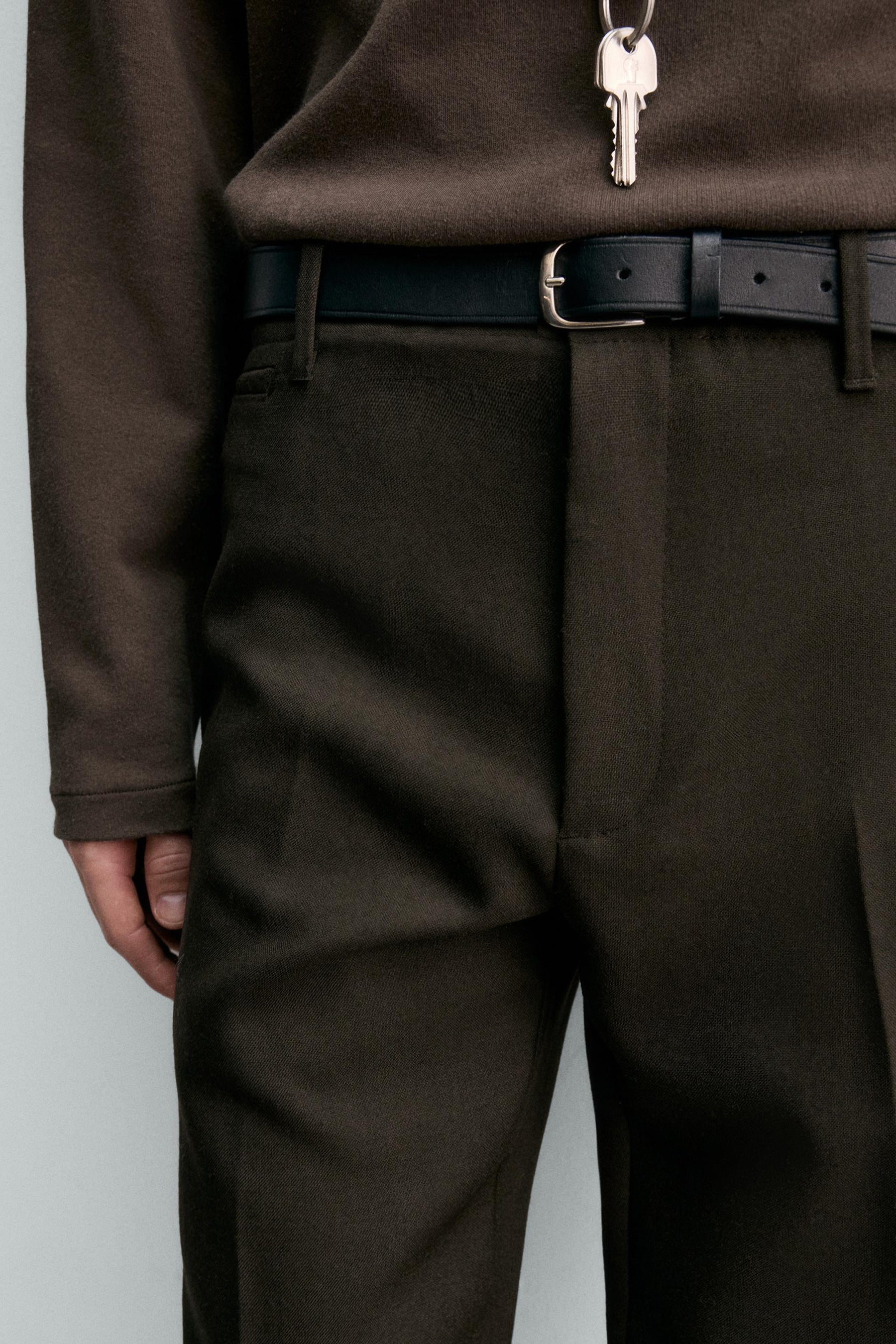 Wool Chino Trousers