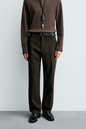 Wool Chino Trousers