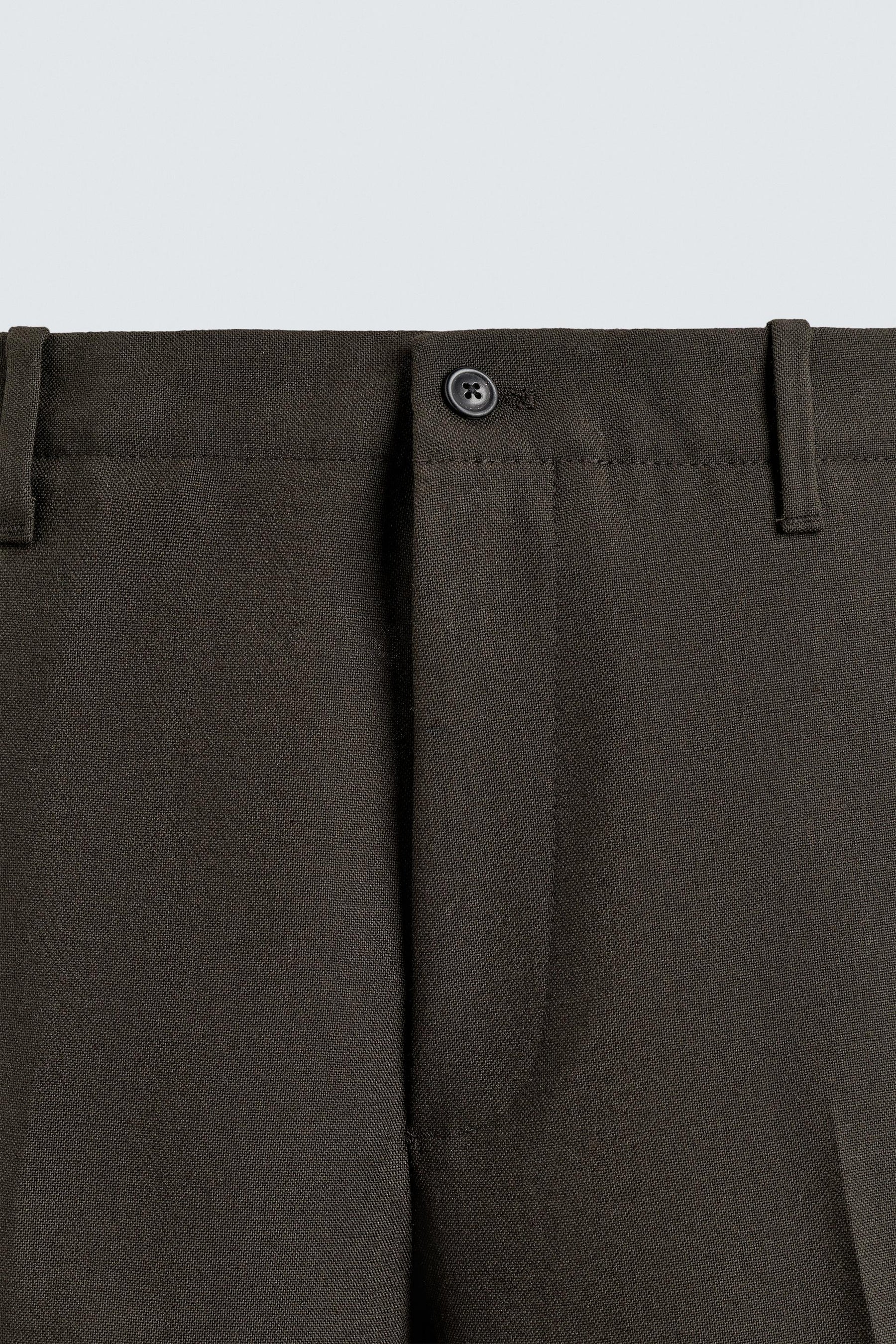 Wool Chino Trousers