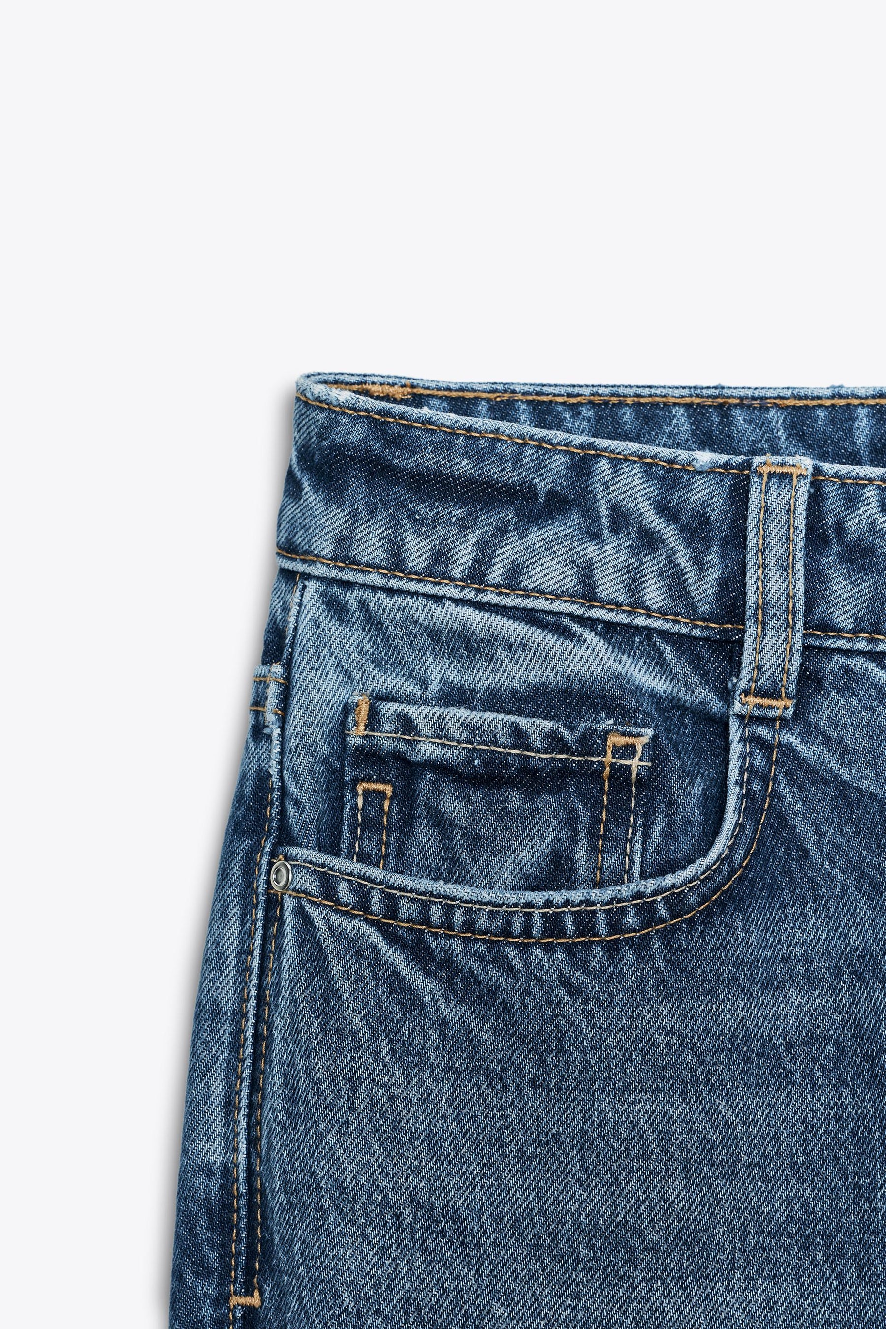 Straight Ankle High-Waist Jeans