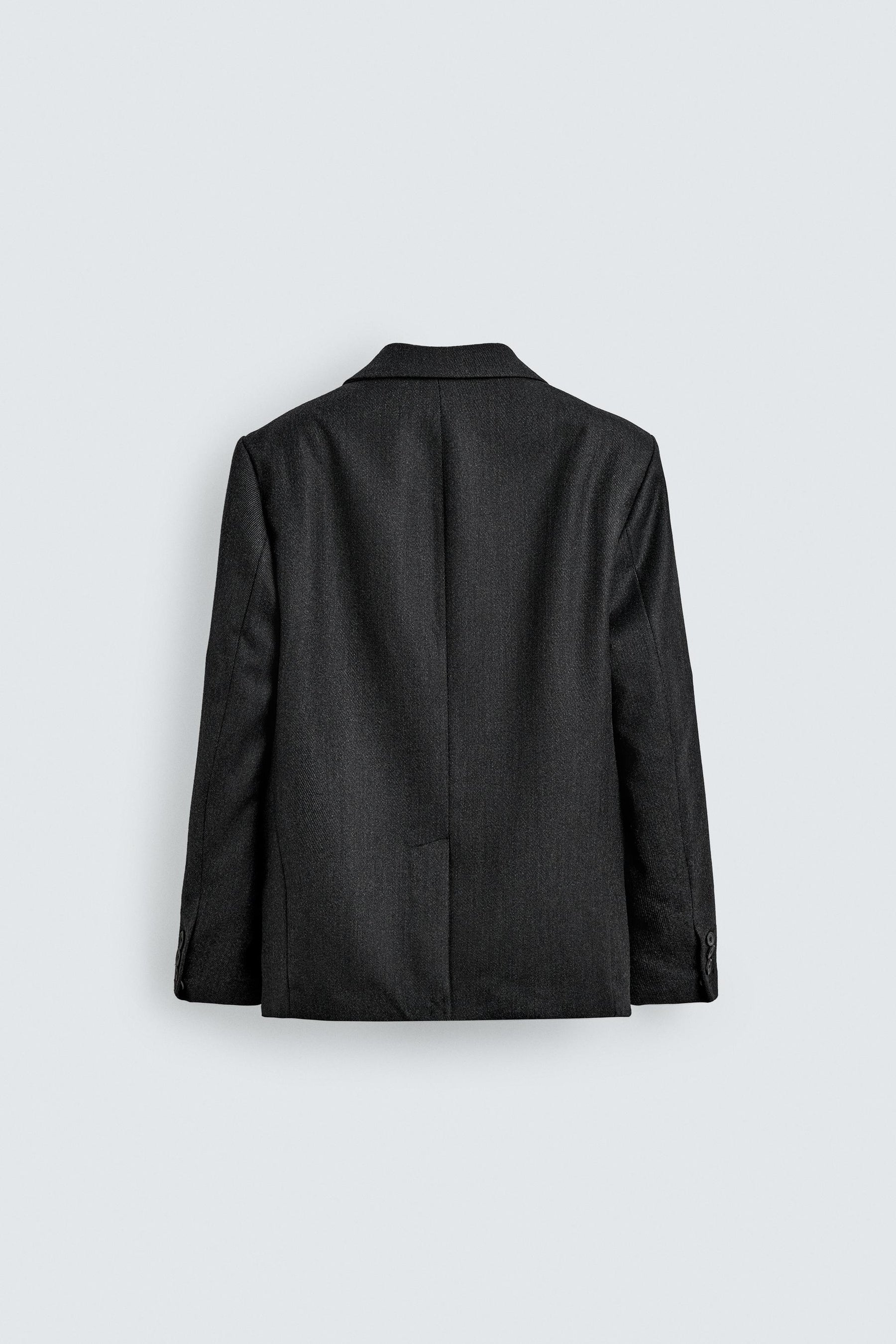 100% WOOL TWILL SUIT BLAZER AARON LEVINE X - Image 6