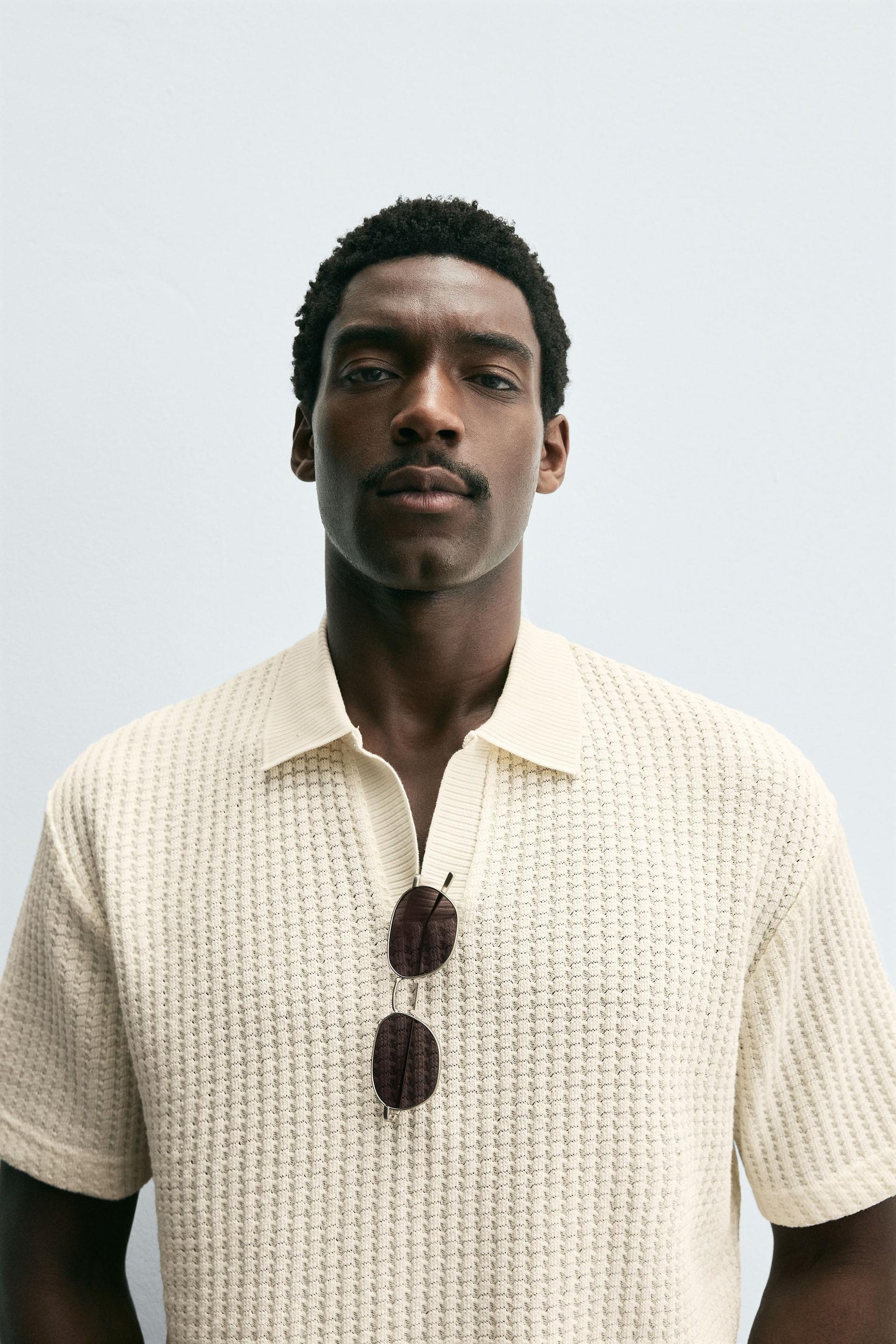 TEXTURED POLO SHIRT - Image 5