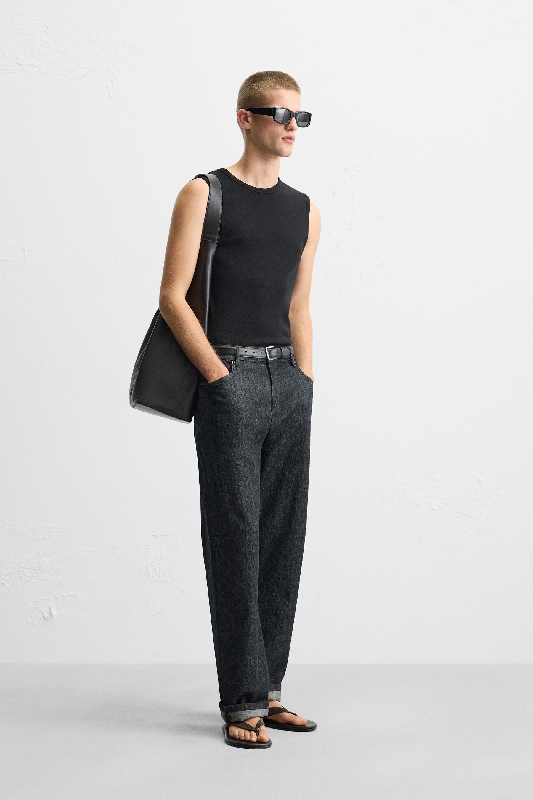 RIBBED TANK T-SHIRT - Image 1