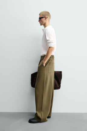 PLEATED DRAWSTRING TROUSERS - Image 4