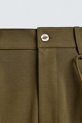 PLEATED DRAWSTRING TROUSERS - Image 9