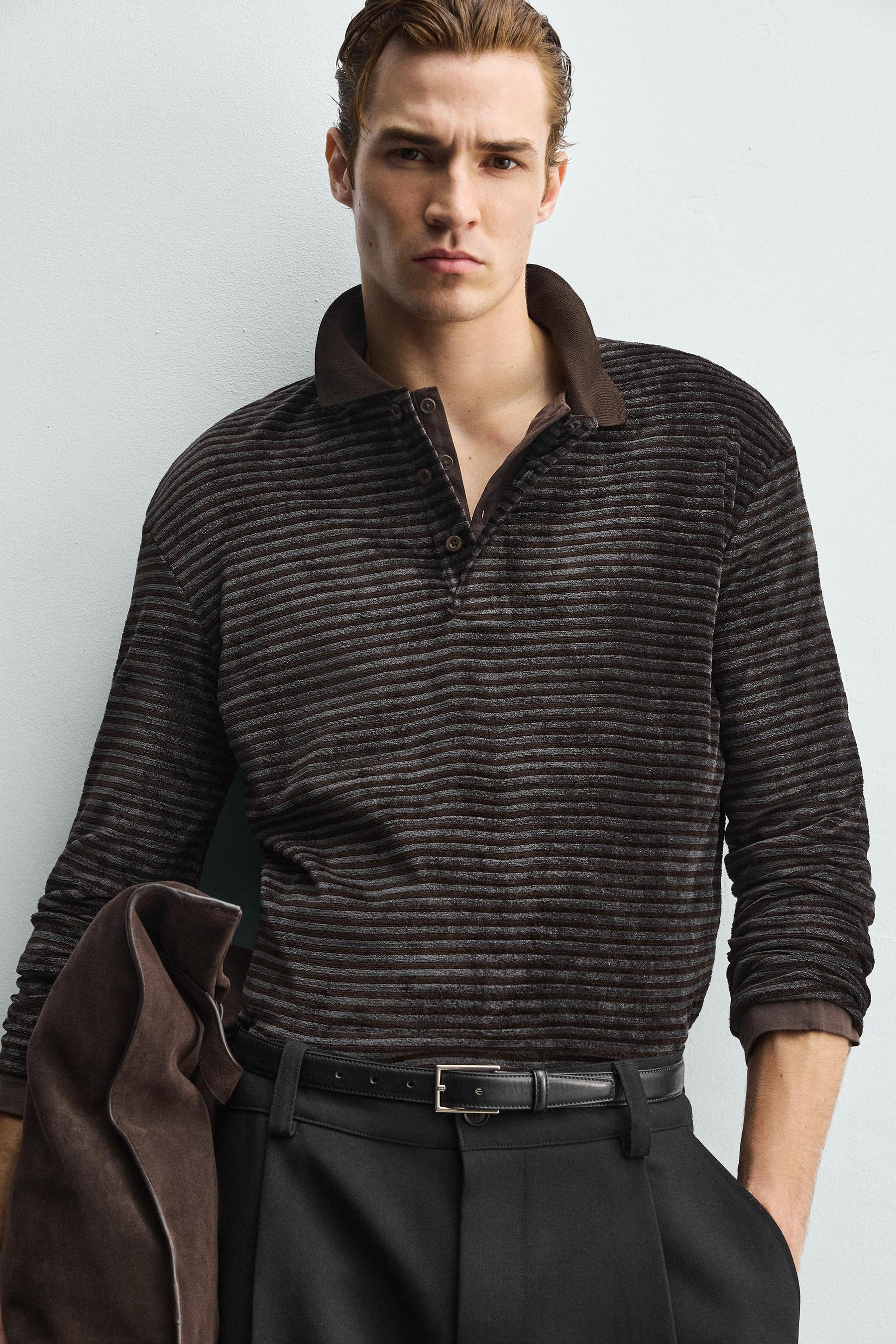Textured Wash Polo