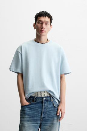 HEAVYWEIGHT REGULAR FIT BASIC T-SHIRT - Image 2