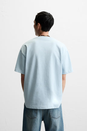 HEAVYWEIGHT REGULAR FIT BASIC T-SHIRT - Image 3