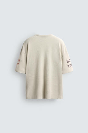 WASHED PRINTED KNIT T-SHIRT - Image 7