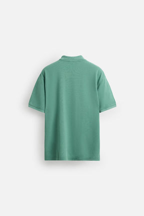 WASHED PIQUÉ POLO SHIRT - Image 7