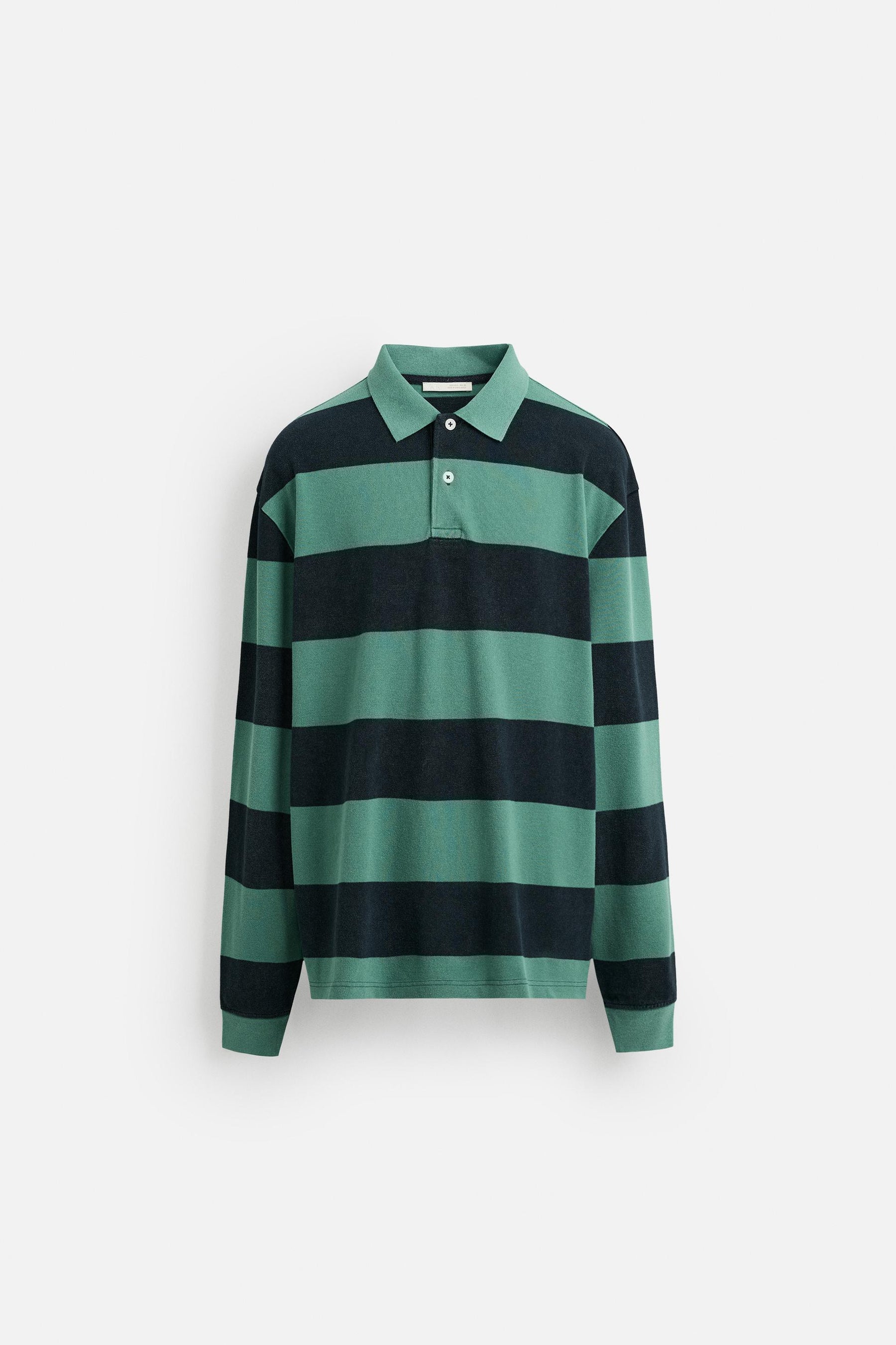 Striped Wash Polo