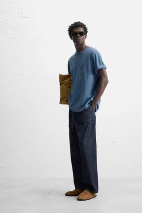 EMBROIDERED PIQUÉ T-SHIRT - Image 4