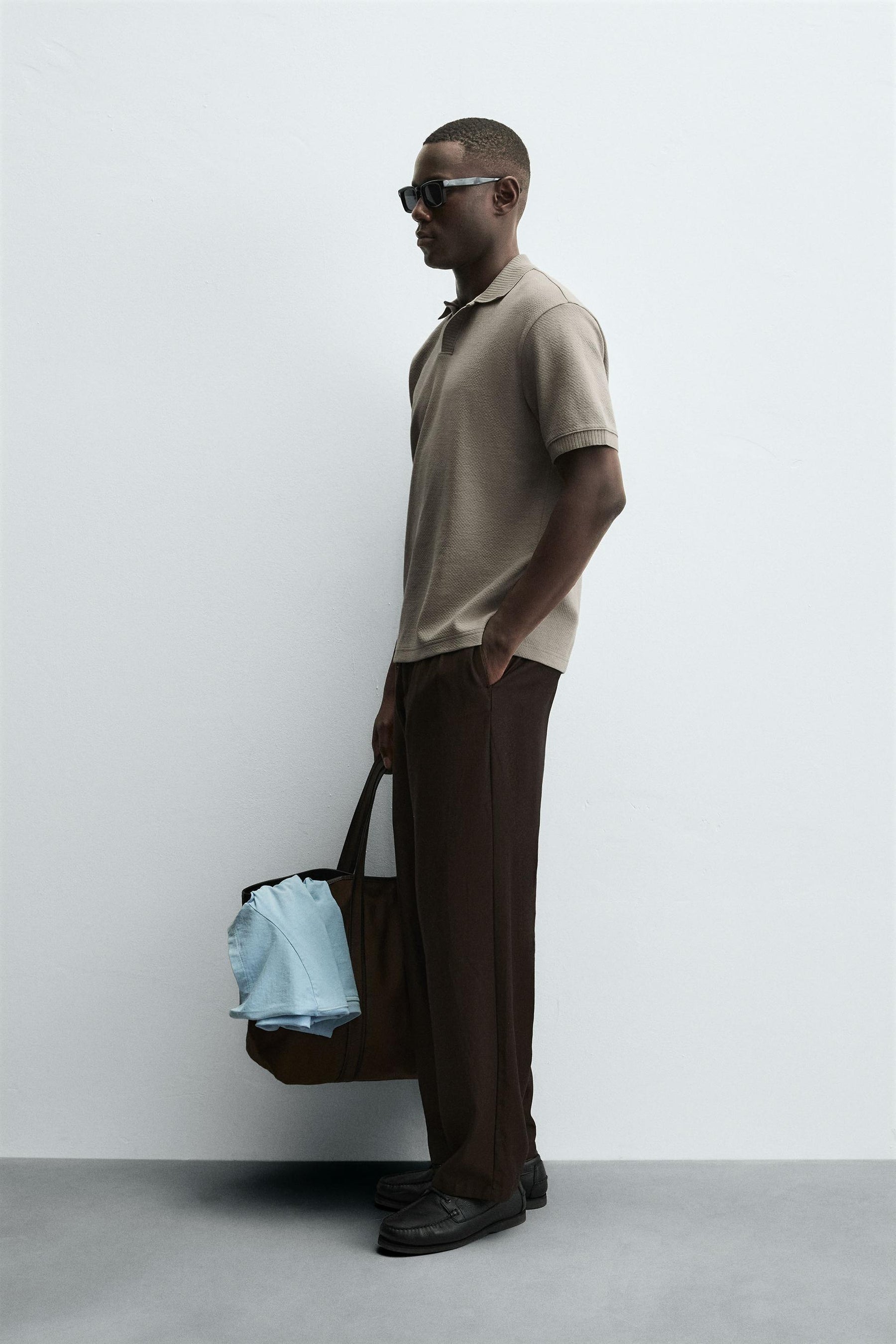 TEXTURED REGULAR FIT POLO SHIRT - Image 4