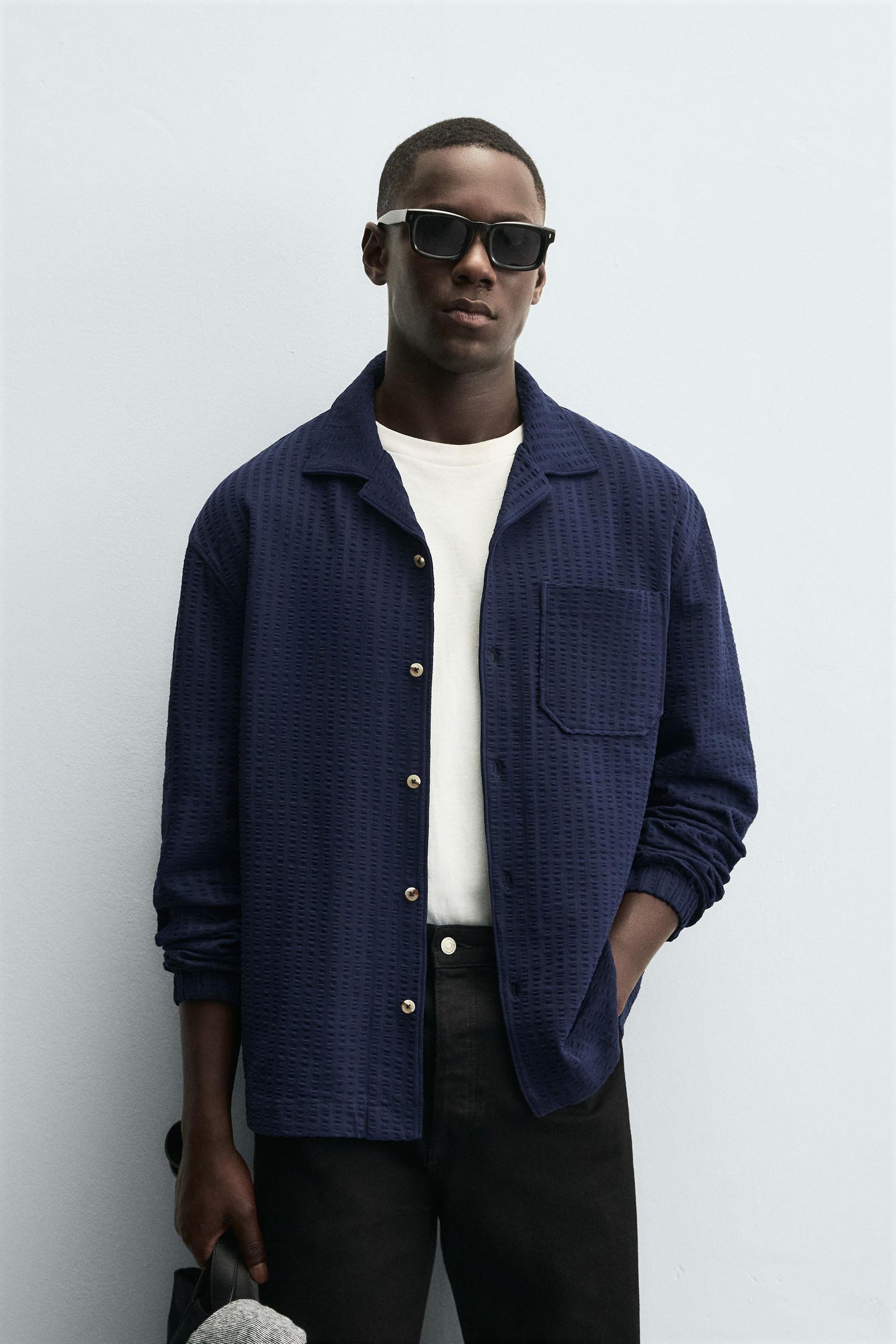 COMFORT SEERSUCKER OVERSHIRT - Image 2