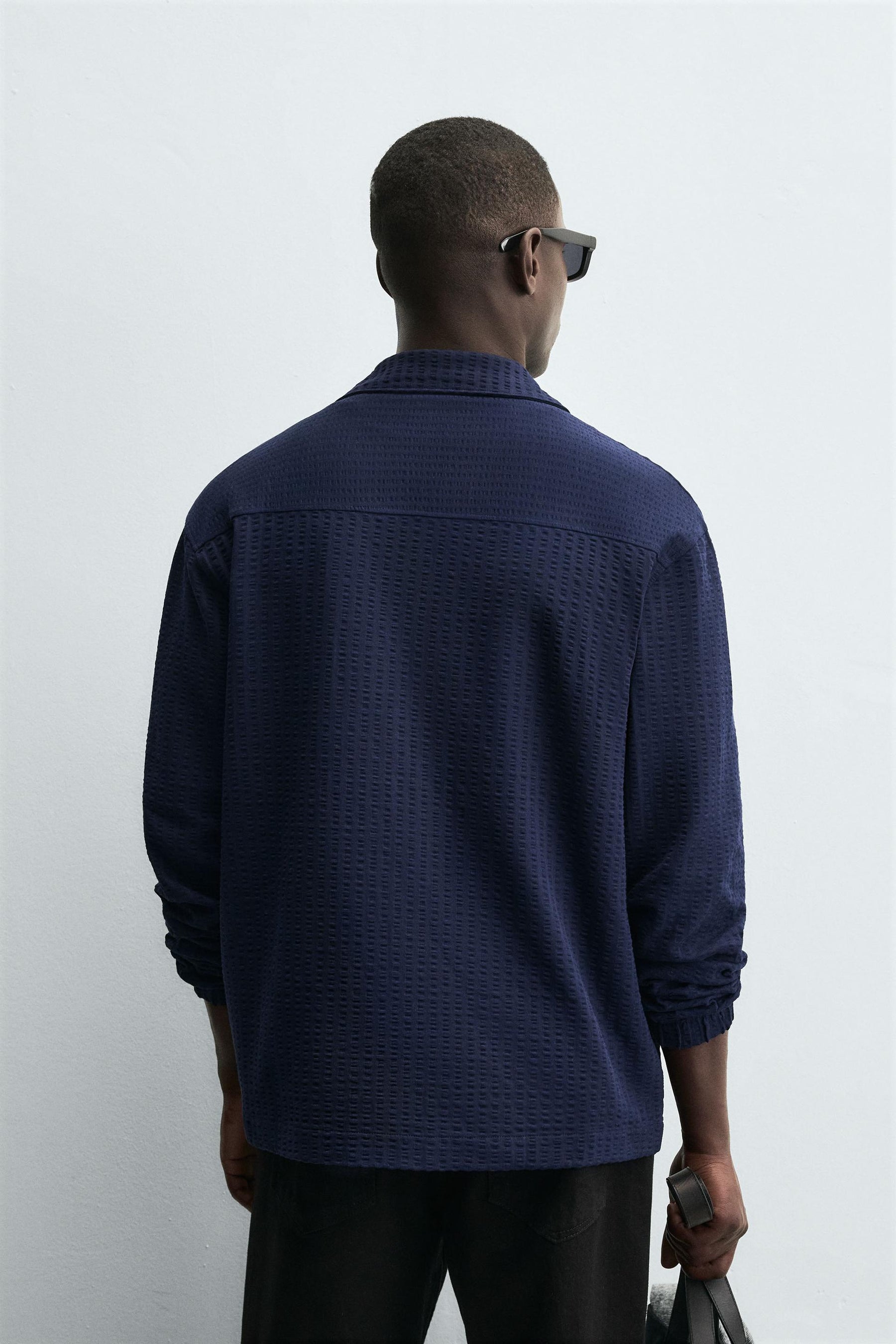 COMFORT SEERSUCKER OVERSHIRT - Image 3