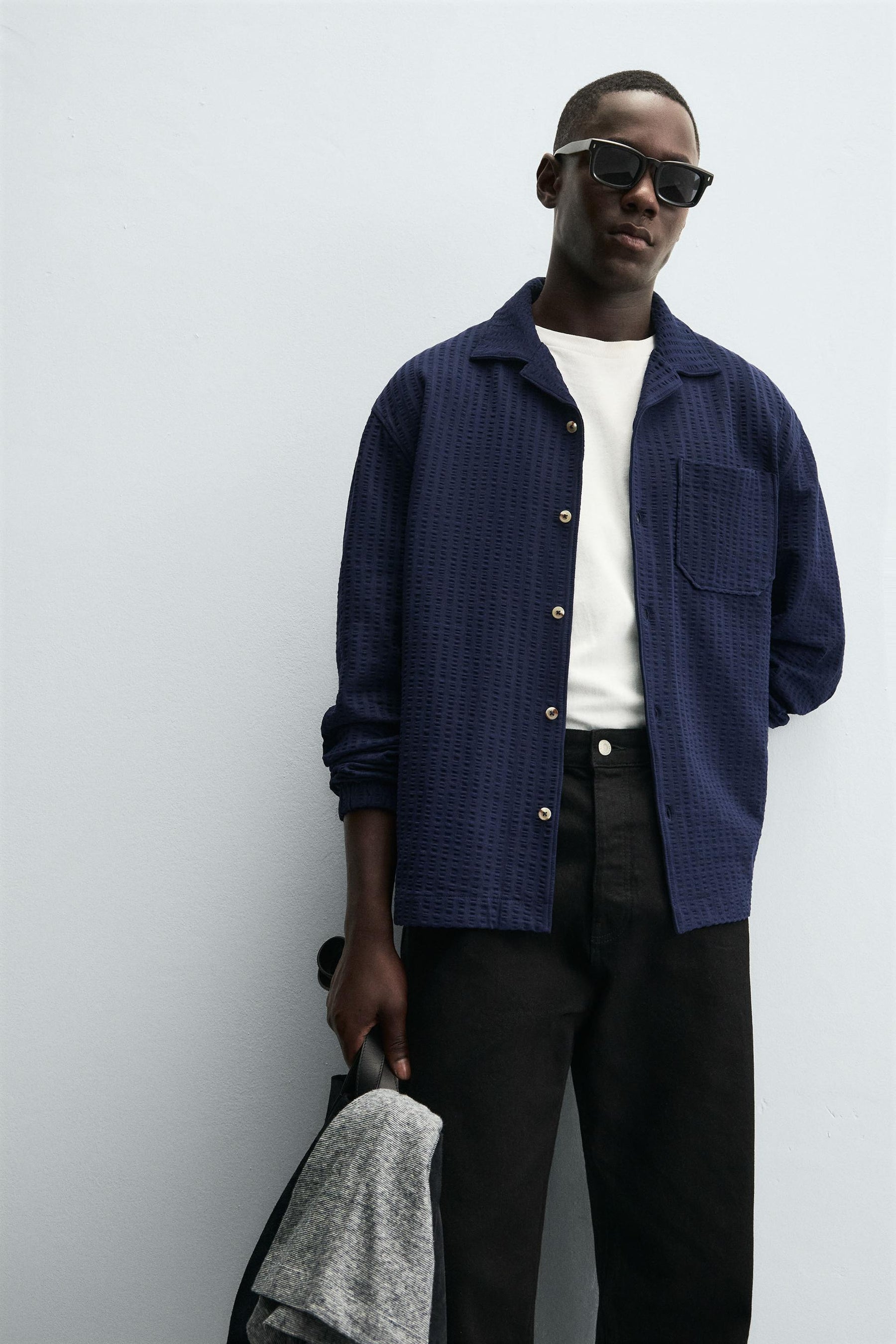 COMFORT SEERSUCKER OVERSHIRT - Image 5