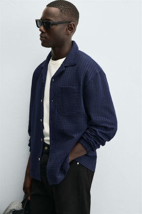 COMFORT SEERSUCKER OVERSHIRT - Image 6