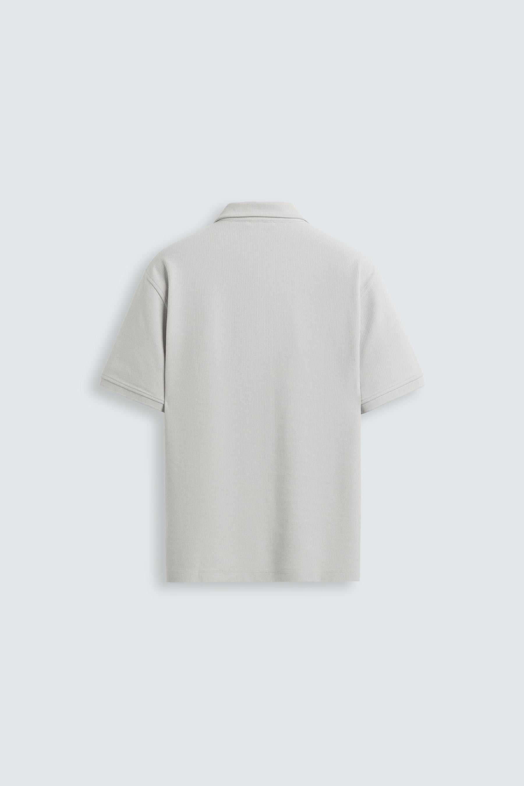 BASIC TEXTURED POLO SHIRT - Image 7