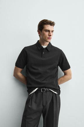 Textured Regular Polo