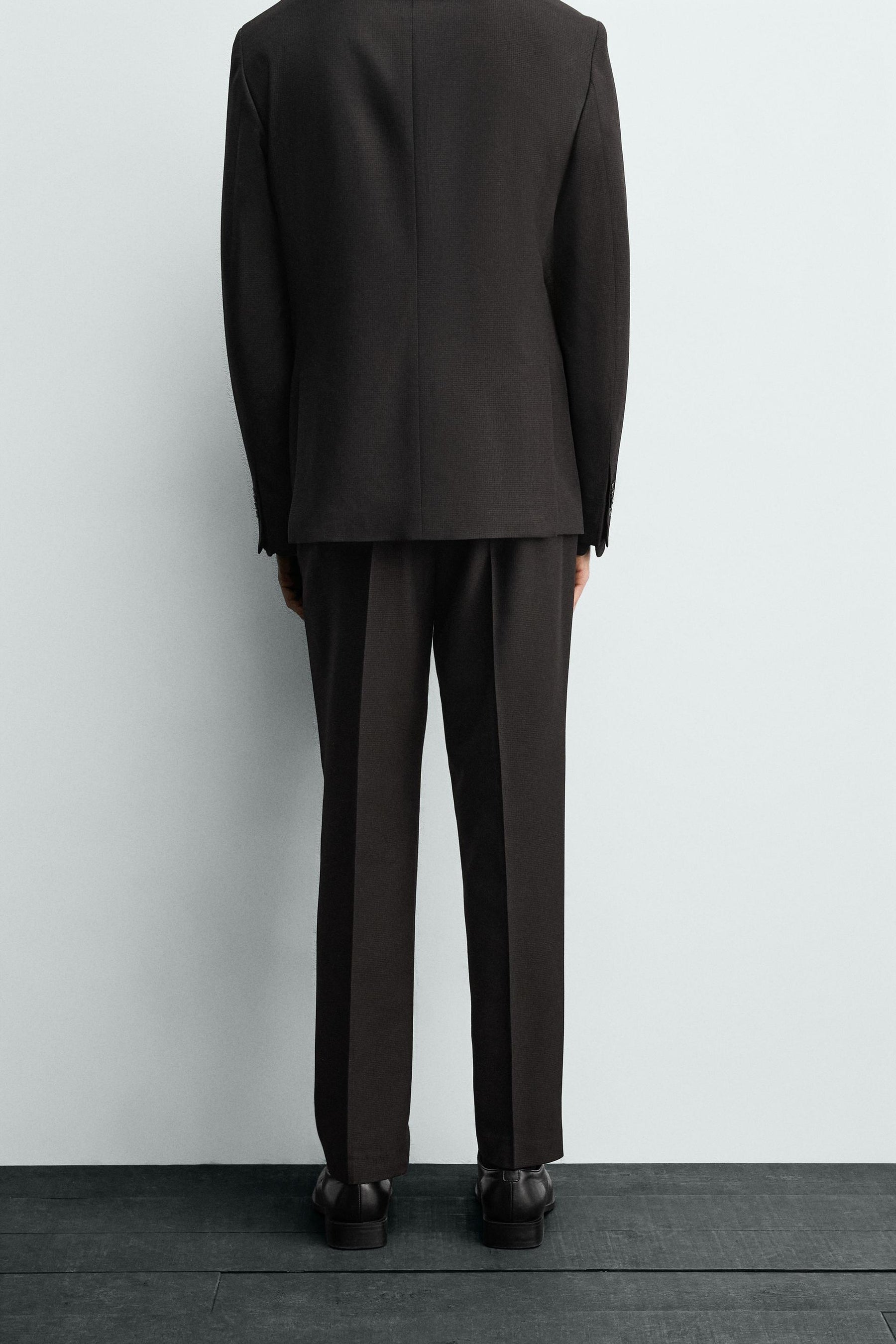 Houndstooth Pattern Trousers