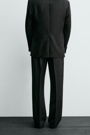 AARON LEVINE X WOOL TWILL SUIT TROUSERS - Image 3