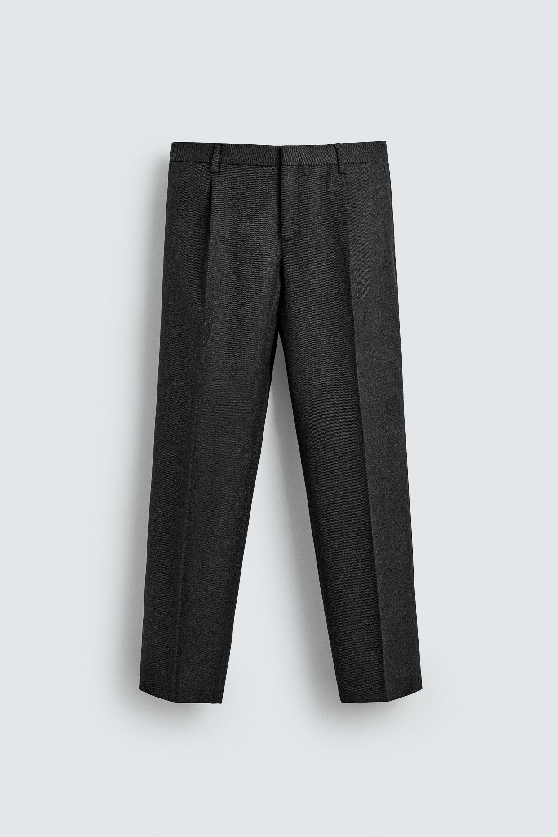 AARON LEVINE X WOOL TWILL SUIT TROUSERS - Image 6
