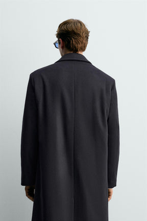 Double-Breasted Wool Coat
