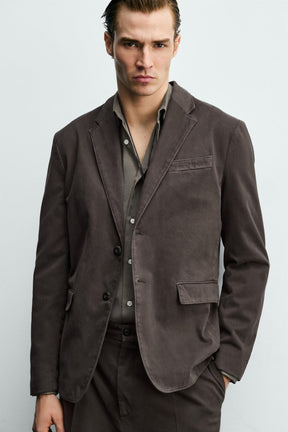 Washed Look Blazer
