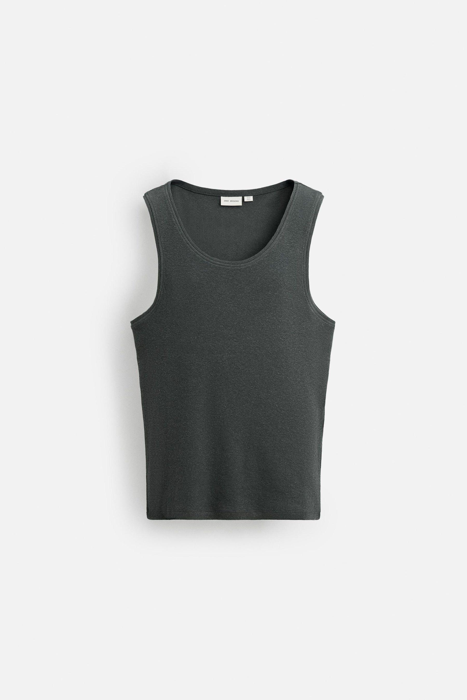 COTTON - HEMP RIBBED TANK TOP - Image 7