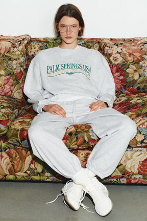 COTTON SLOGAN SWEATSHIRT