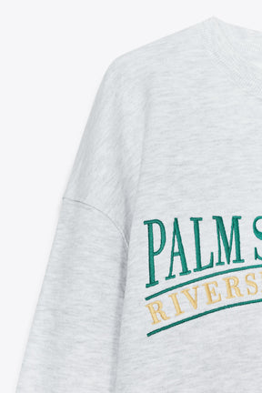 COTTON SLOGAN SWEATSHIRT