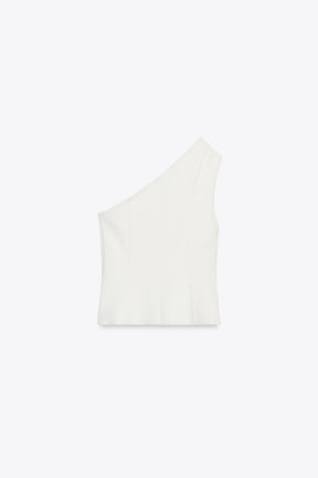 Asymmetric Interlock Waistcoat